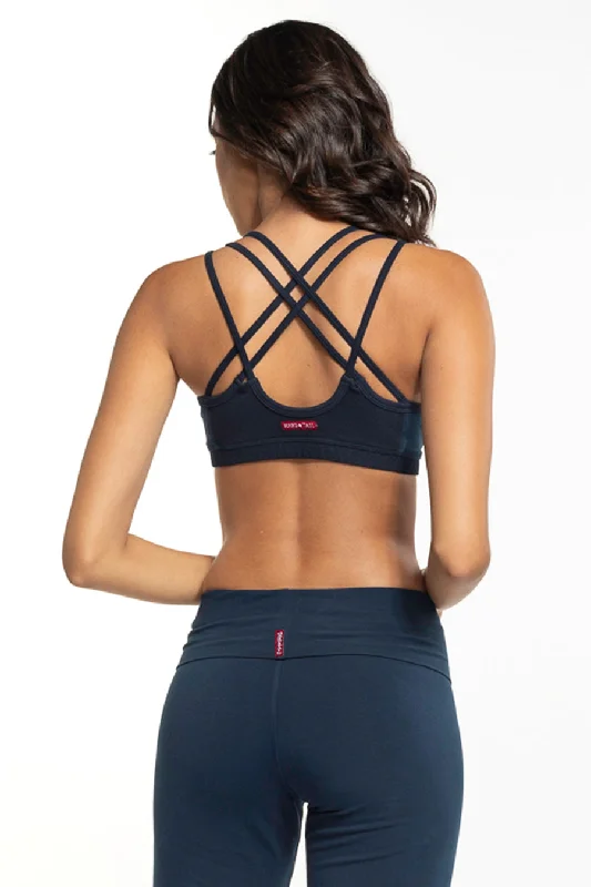 Tonal Strappy Bra