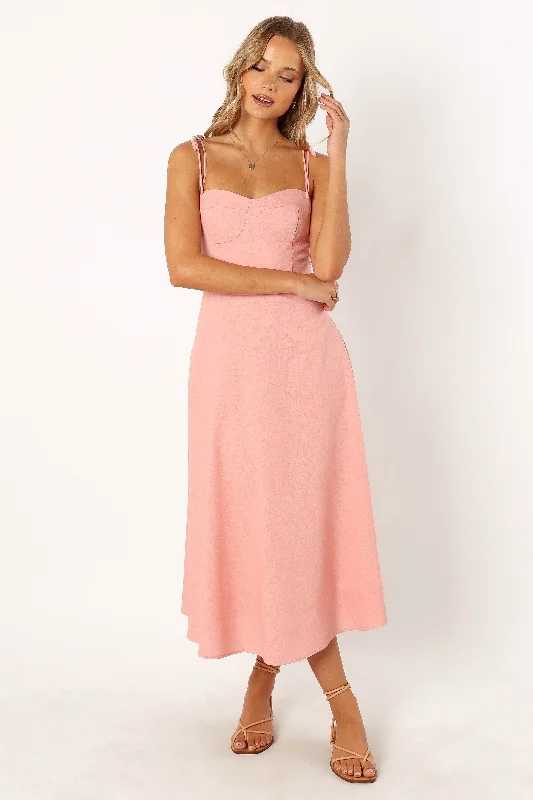 Remi Midi Dress - Soft Rose